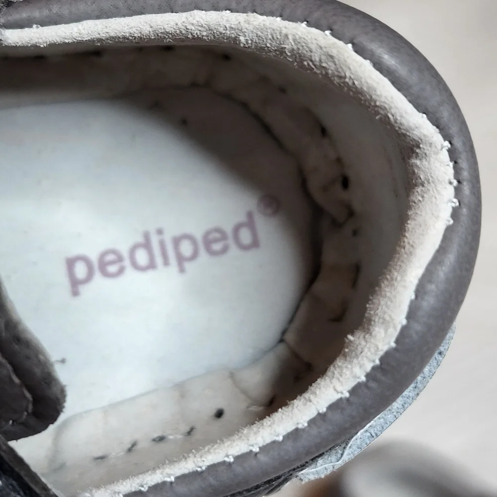 Pediped Grey Baby Shoes Size 0-6 Months
